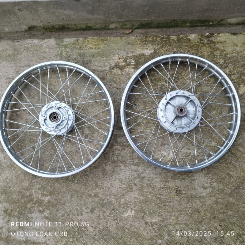 Velg Depan Belakang Karisma/Revo Lama/Supra Fit New/Supra Fit X