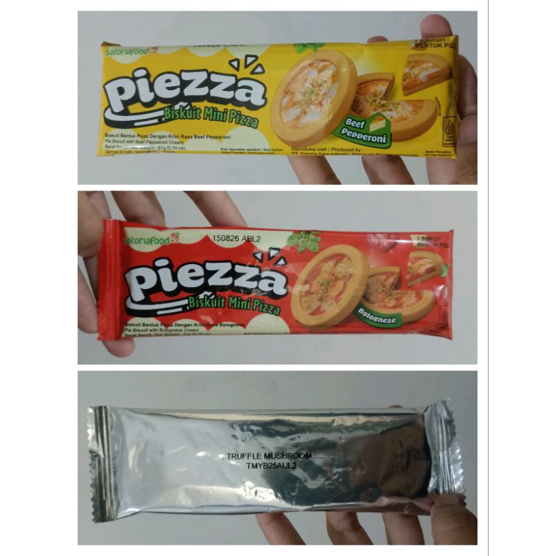 

(ECER) PIEZZA BISKUIT MINI PIZZA RASA PEPPERONI /BOLOGNES/ MUSHROOM 21GR