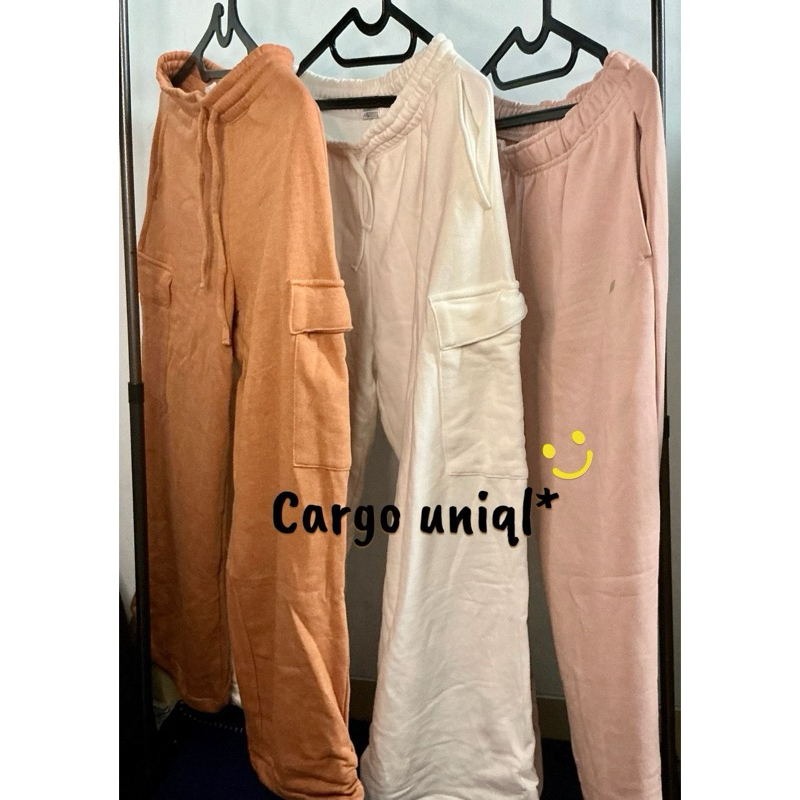 celana cargo uniqlo wanita (kulot bisa diserut)