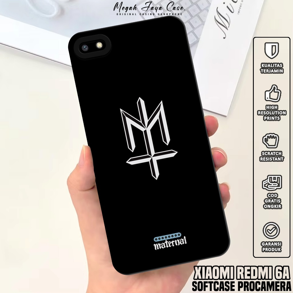 Case Hp Xiaomi Redmi 6A - Softcase Xiaomi Redmi 6A Motif MTRNL - Casing Hp Xiaomi Redmi 6A - Silikon