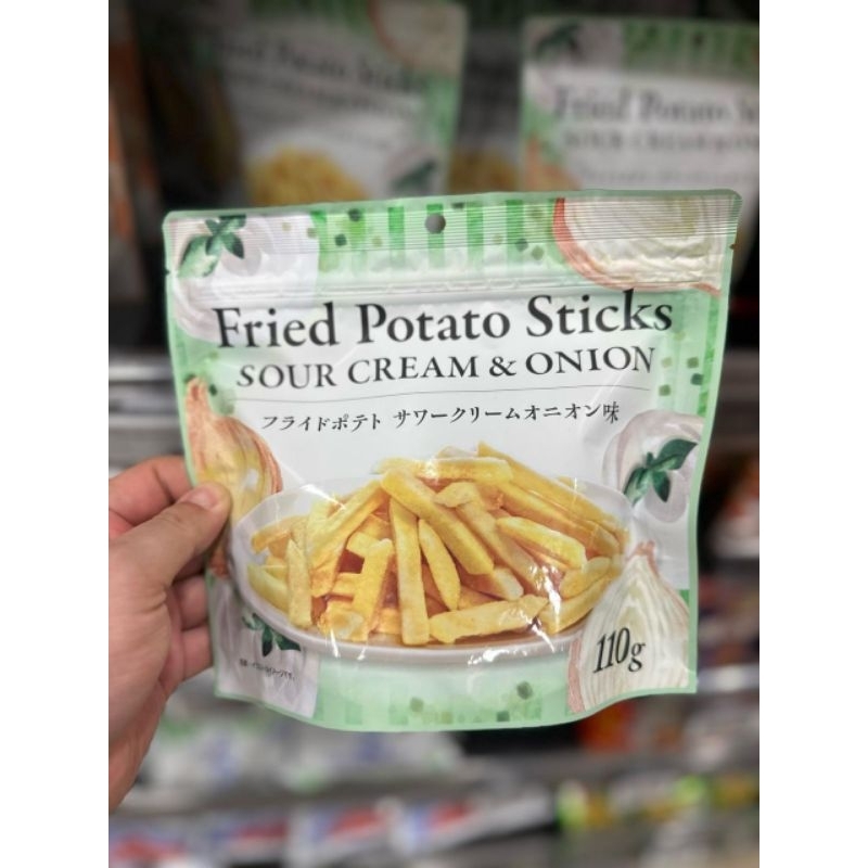 

Fried Potato Stick jepang sour cream & uninon / herbs & garlic cheese - kentang goreng jepang
