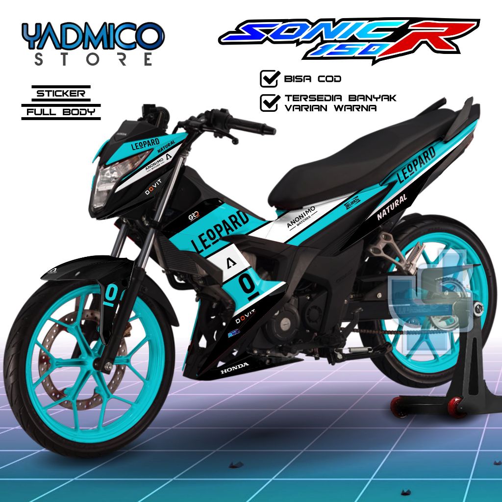 Decal Sonic 150R Full Body - Stiker Sonic 150R Full Body - Decal Hologram Sonic 150R Variasi - Strip