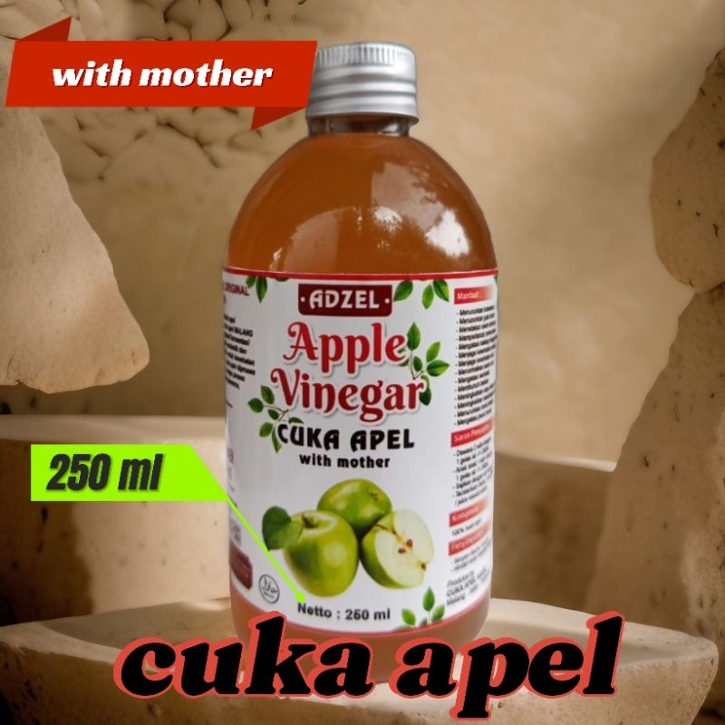 

cuka apel original 250 ml - cuka apel premium - cuka apel with mother - cuka apel diet detox - cuka apel untuk kesehatan - cuka apel hijau asli malang