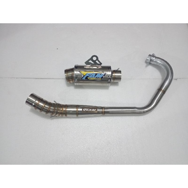 Knalpot Racing FU MX 200cc Leheran Paten Non Sambungan Fam Original