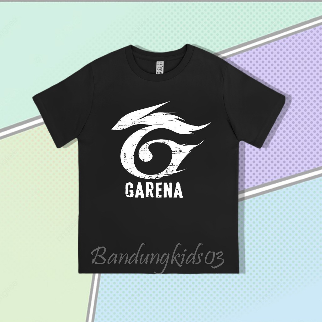 Baju Anak Kaos Anak Free Fire Garena Logo