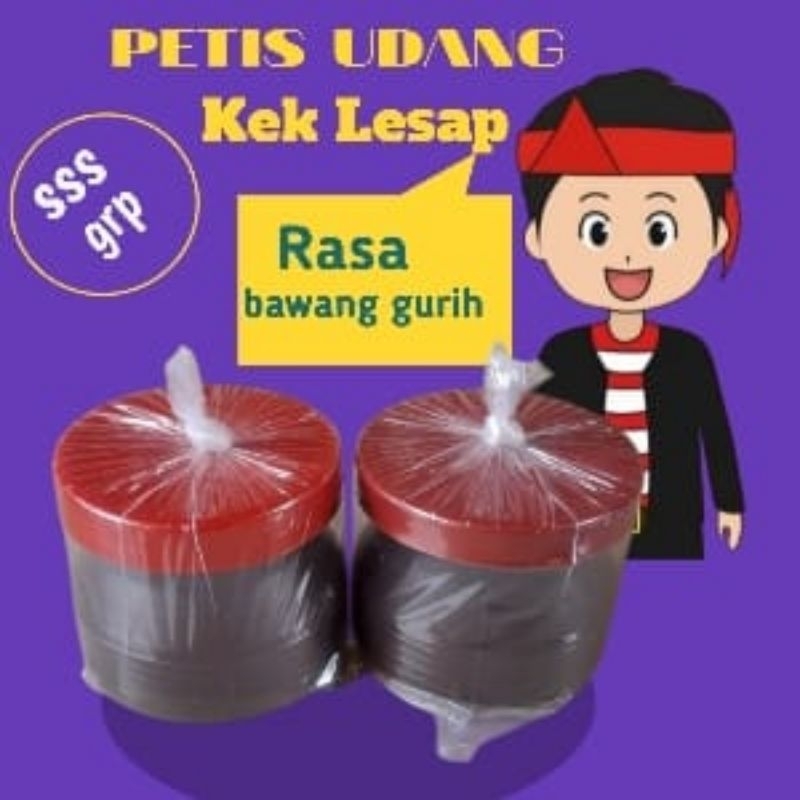

Petis udang bawang gurih Kek Lesap Asli Madura