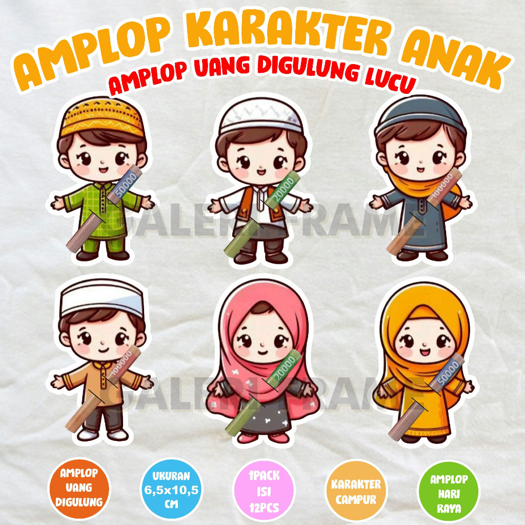

AMPLOP CARD LEBARAN UANG GULUNG | AMPLOP THR KEKINIAN | AMPLOP CARD LUCU-LUCU GEMEEESSS ANAK-ANAK