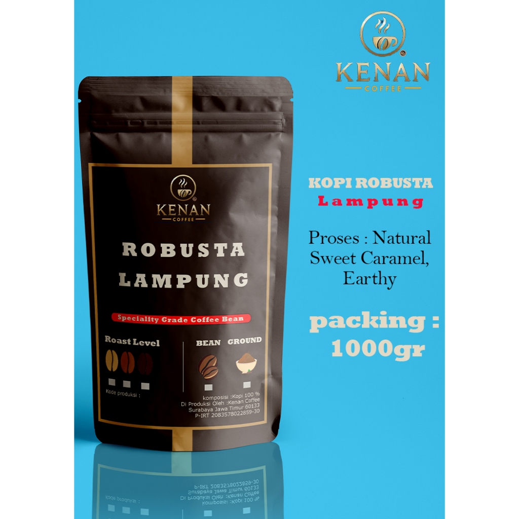 

Kenan Coffee Robusta Lampung 1000gr - Biji atau Bubuk