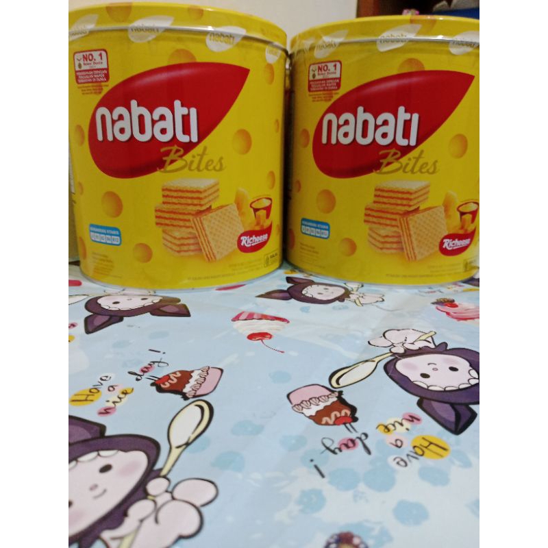 

Nabati wafer kaleng Richeese 240 gr. Richeese nabati.