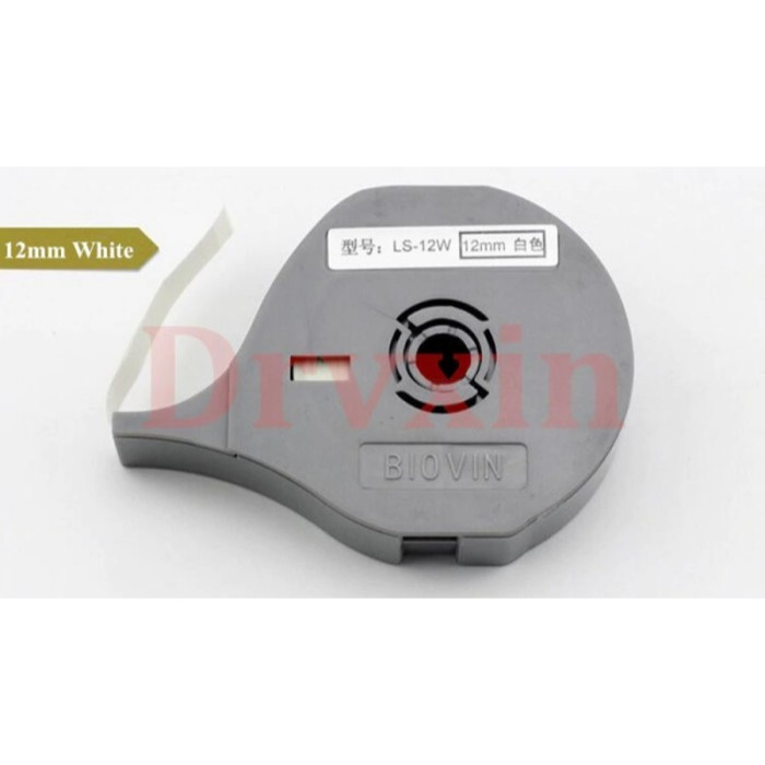 

LABEL MESIN PRINTING MARKER TUBE LS-12W PUTIH BIOVIN