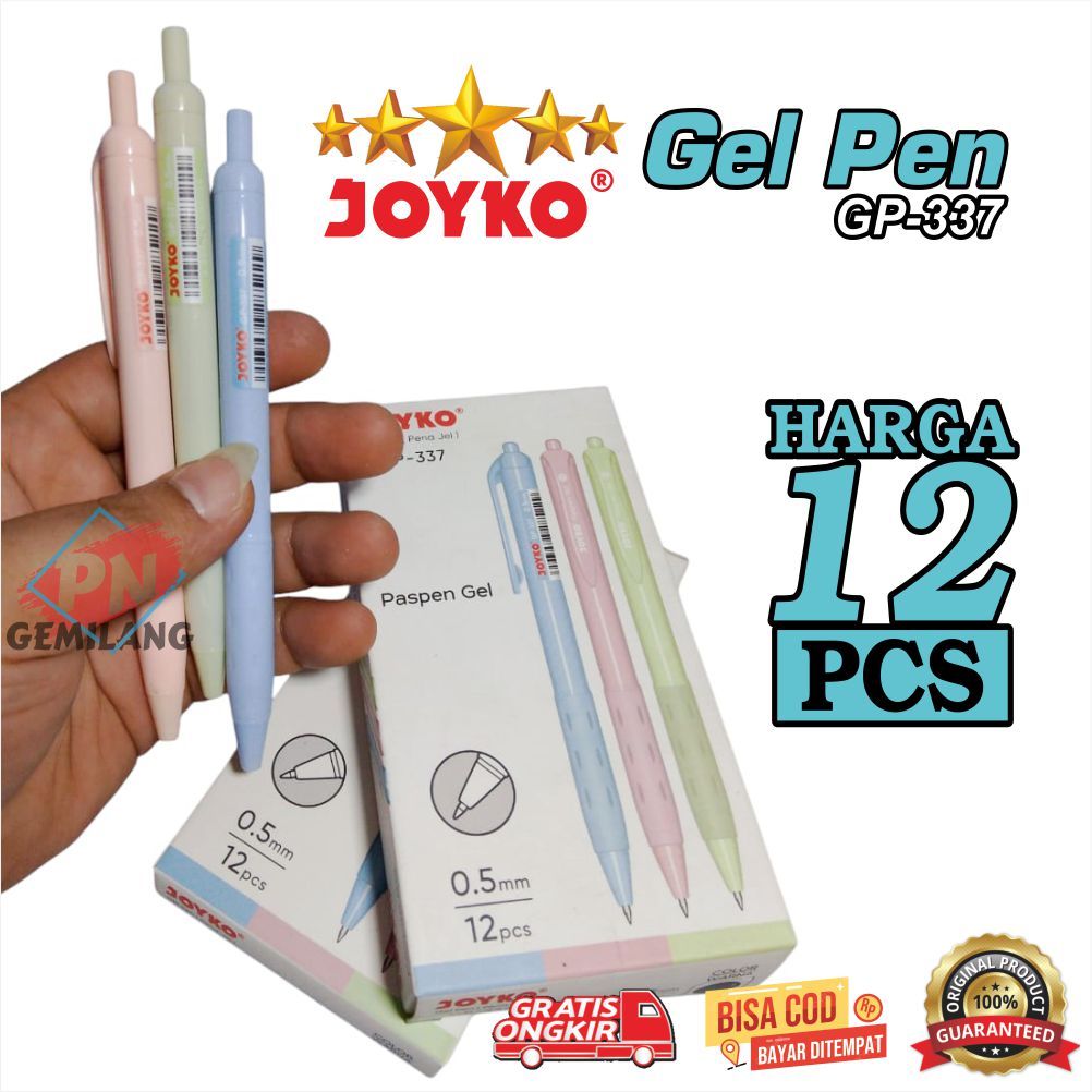 

PROMO PENA JEL, OIL GEL PEN PULPEN Gel Pen BENEFIT PASPEN 0.5mm GP 337