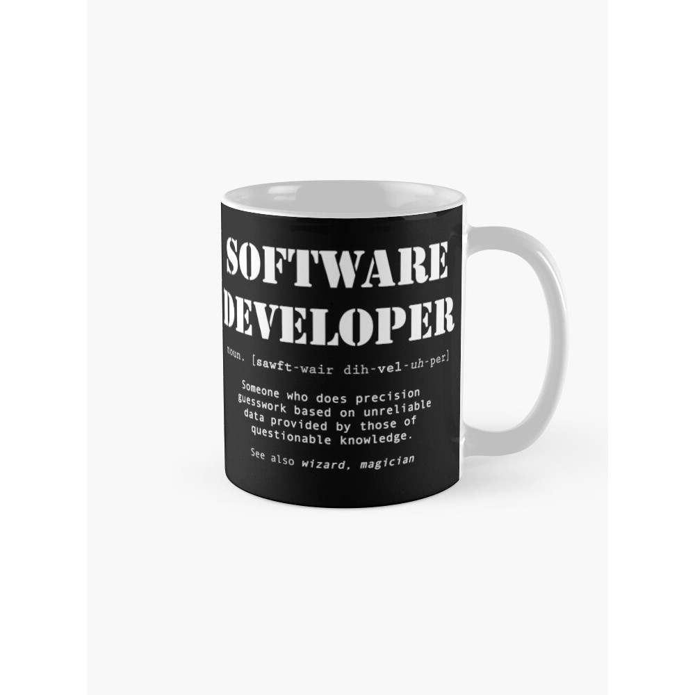 Funny Software Developer Dictionary Definition  Coffee Mug