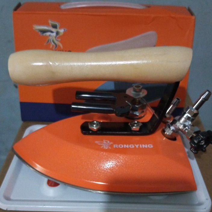 Super RONGYING Kepala Setrika Uap Boiler Laundry  Gosokan Uap Boiler Laundry 56 Lubang
