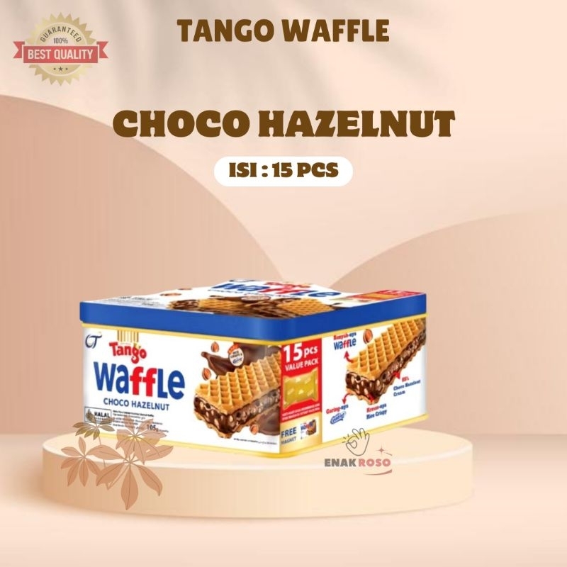 

Tango Waffle Choco Hazelnut isi 15 pcs 105 gr