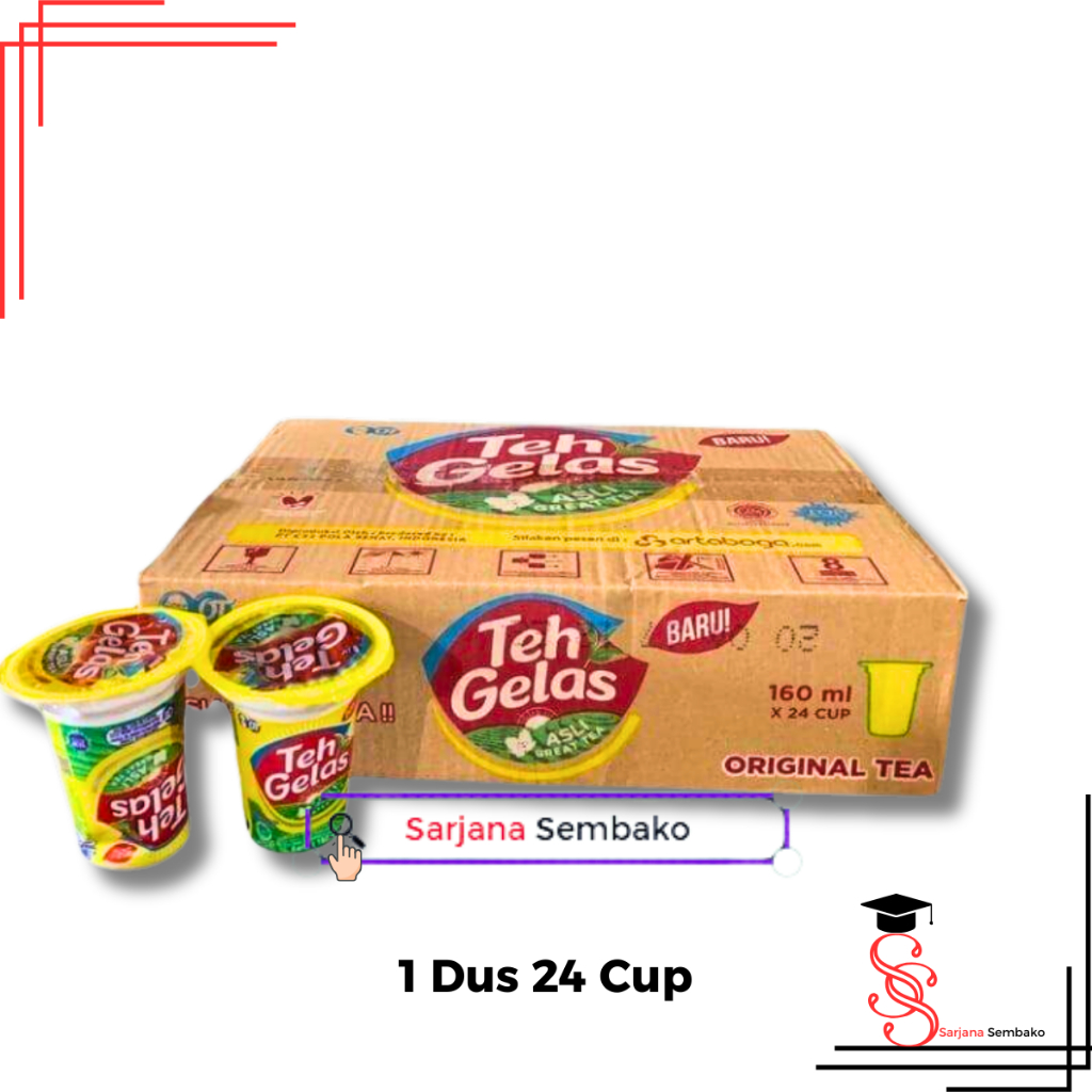 

Teh Gelas 160 ML - 1 Dus 24 Cup