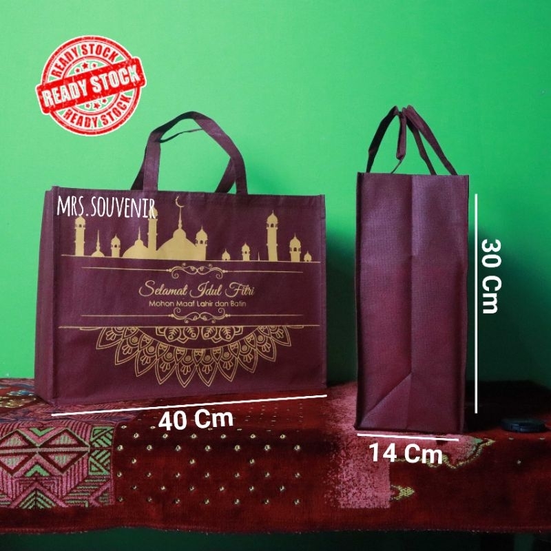 

Tas Lebaran Kantong Bingkisan Kue Kering Hampers Idul Fitri Tas Spundbond Jumbo