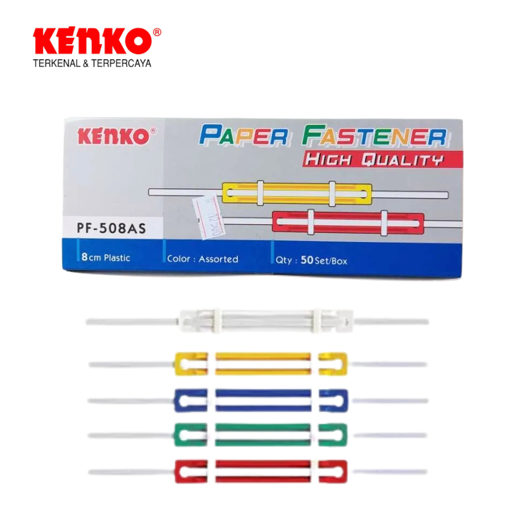 

Paper Fastener Assorted Kenko PF-508AS