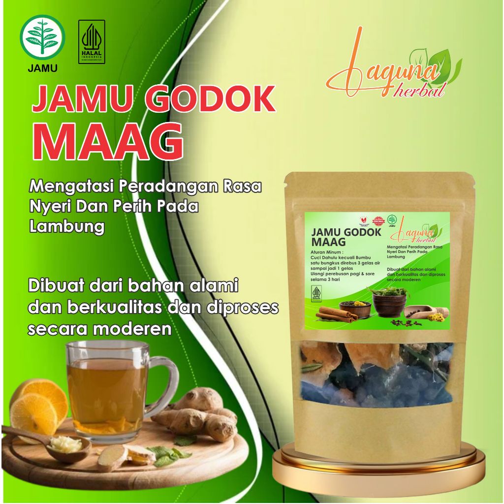 

Jamu Godog Herbal Maag Asam Lambung Alami 100gram