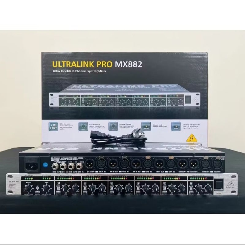 BEHRINGER ULTRALINK PRO MX882 PLITER
BEHRINGER MX 882