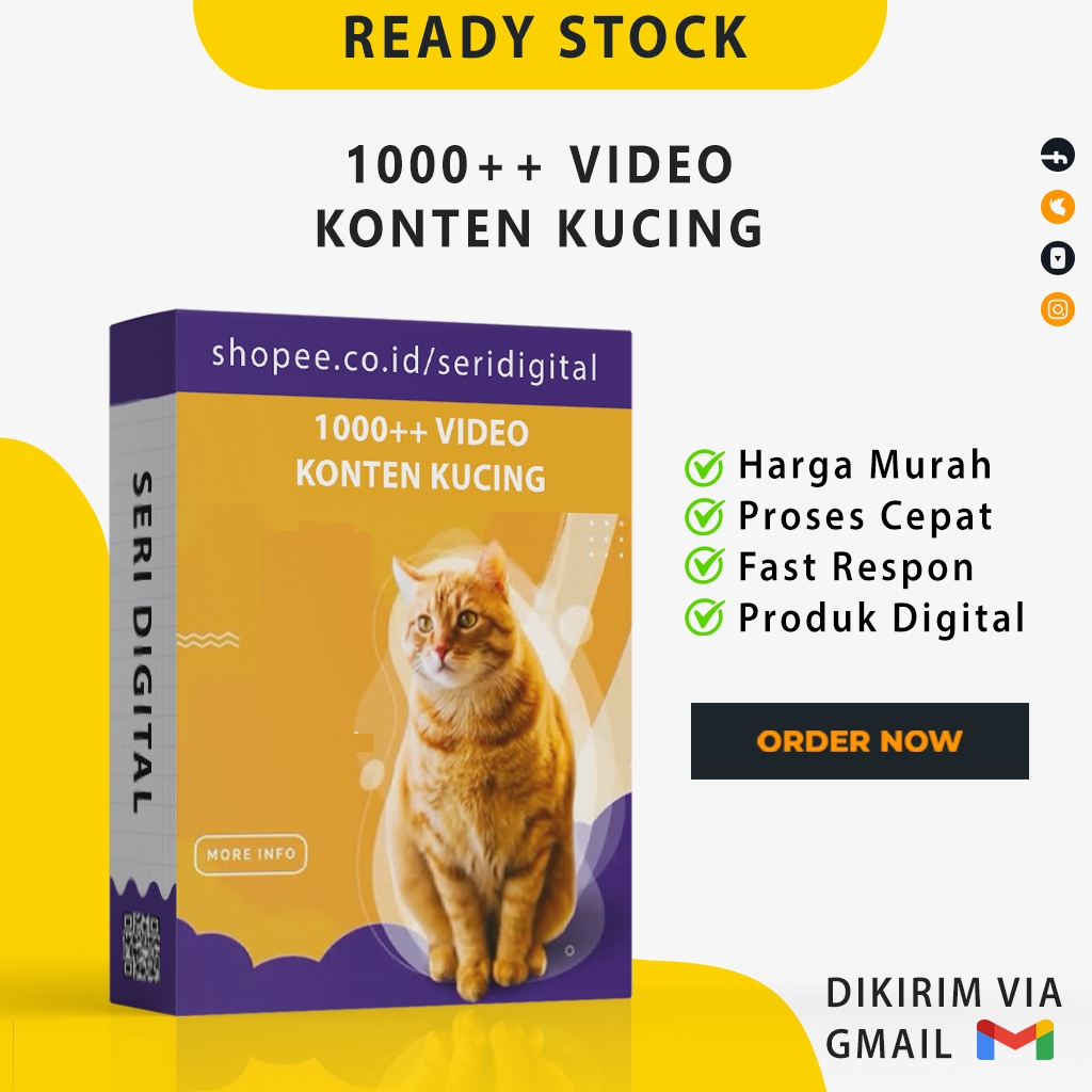 1000++ VIDEO KONTEN KUCING - Video Konten Viral Siap Upload