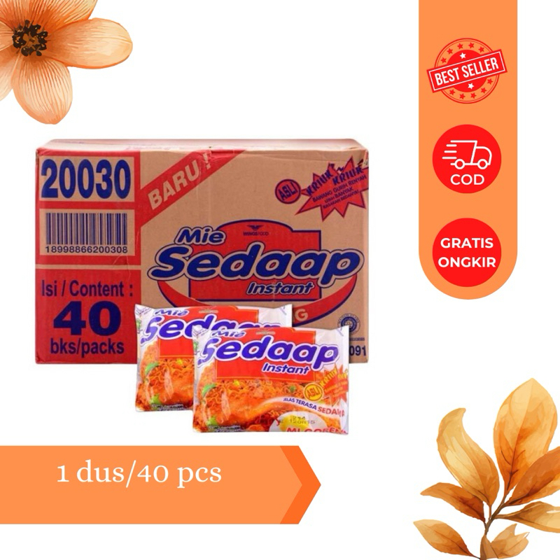 

(40pcs) / 1 dus Mie Sedaap Goreng
