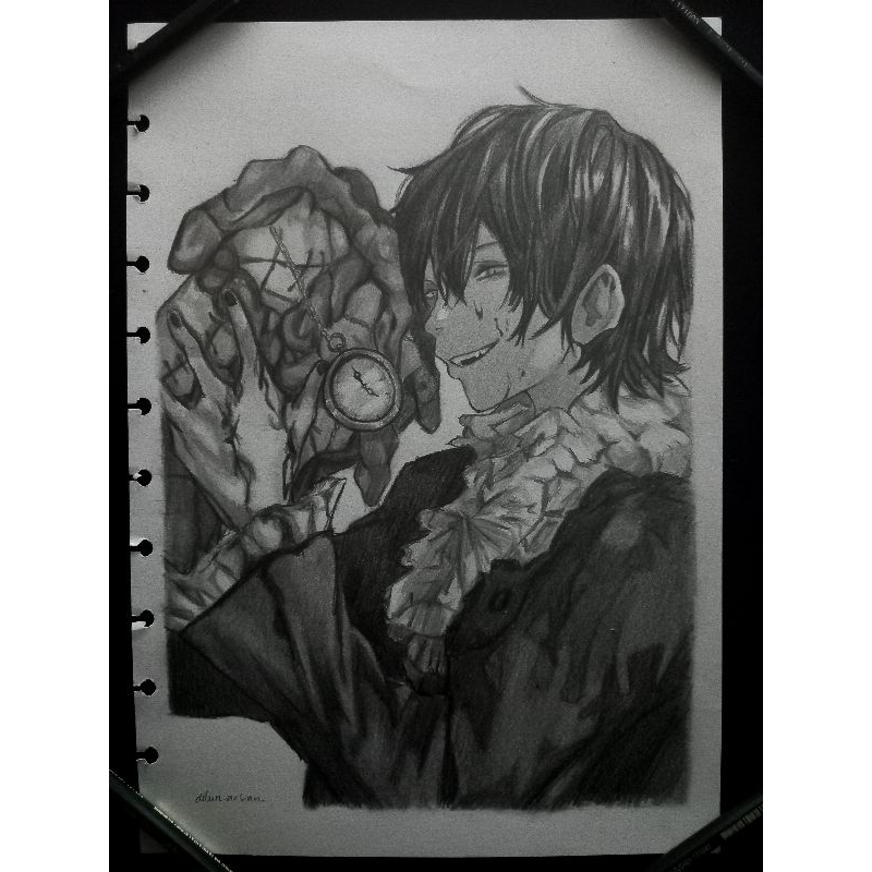 

JUAL JASA GAMBAR ANIME HITAM PUTIH / FULL ARSIR (BUST UP/HALF BODY)