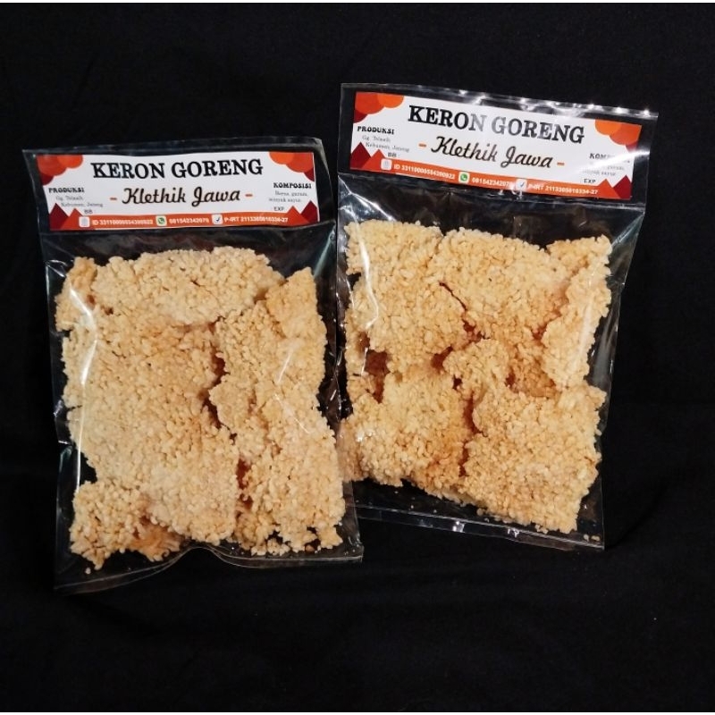 

Camilan Keripik Kerupuk / Keron Goreng plastik 20x30