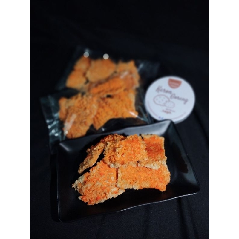 

Camilan Keripik Kerupuk / Keron Goreng kemasan 12x20