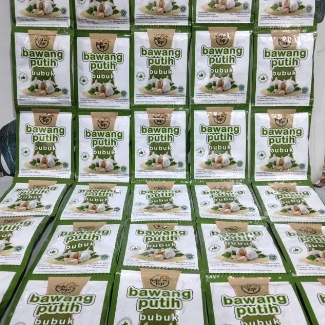 

KOKI TOP Bawang putih bubuk renteng isi 12
