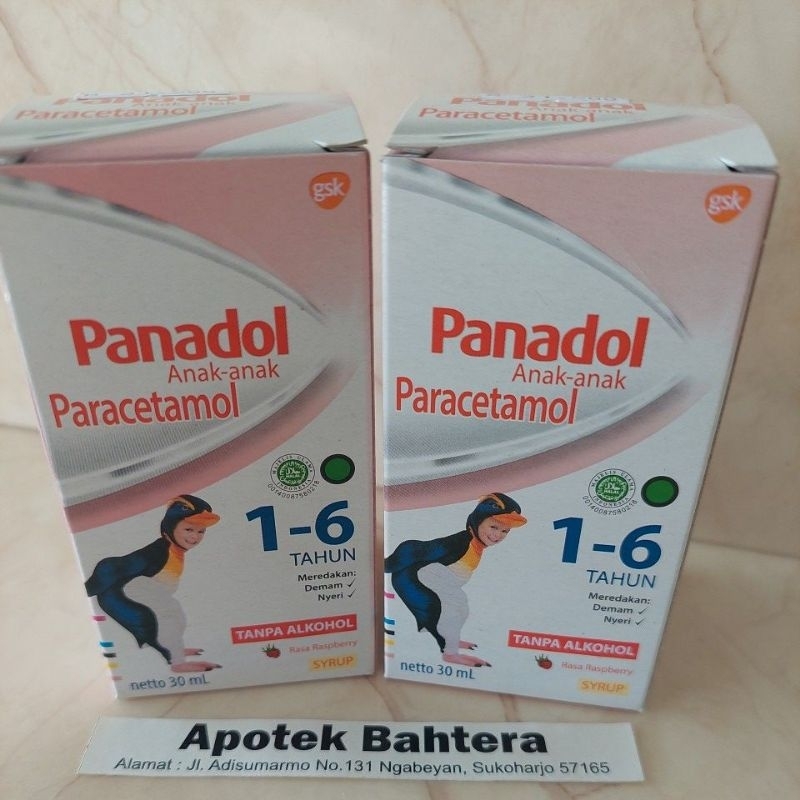 PANADOL PARACETAMOL ANAK sirup 30ml rasa stroberi