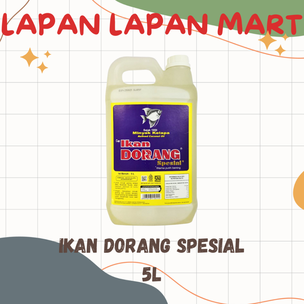 

Ikan Dorang Spesial 5L Jerigen