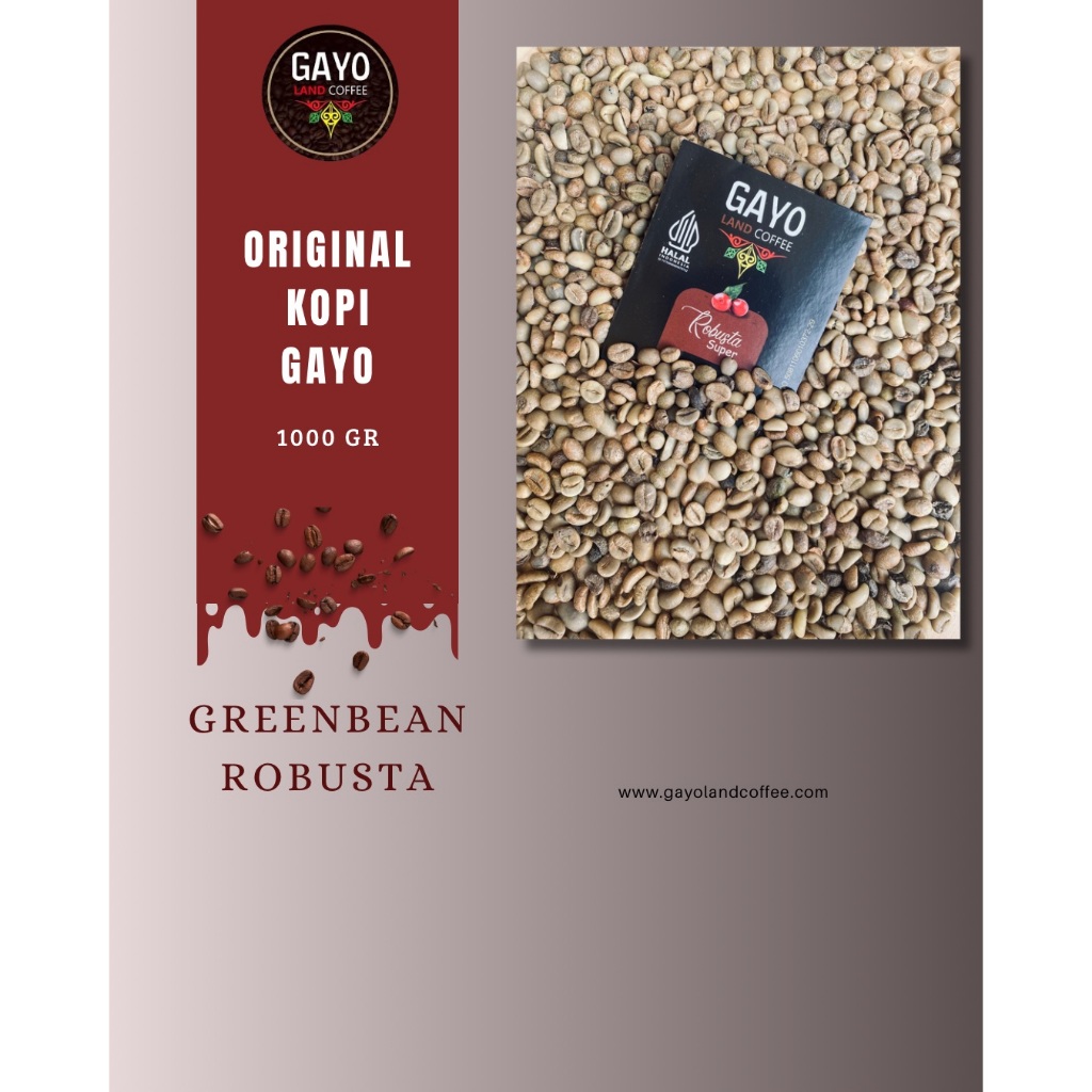 

Green Bean Kopi Robusta 1000 Gr