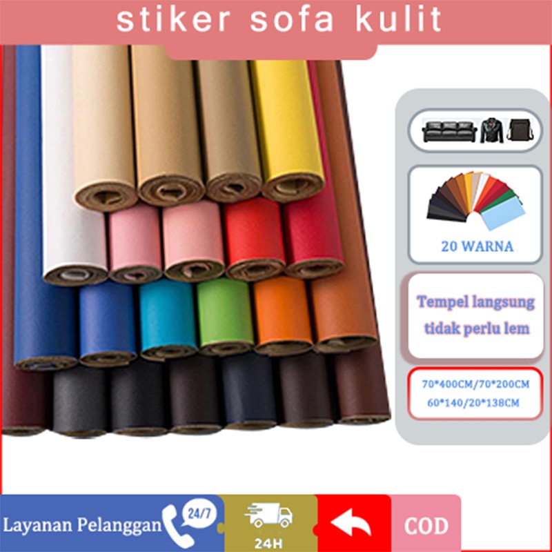 【upgrade】stiker sofa kulit kursi sofa rekat stiker kulit sofa perekat meteran stiker jok kursi kulit