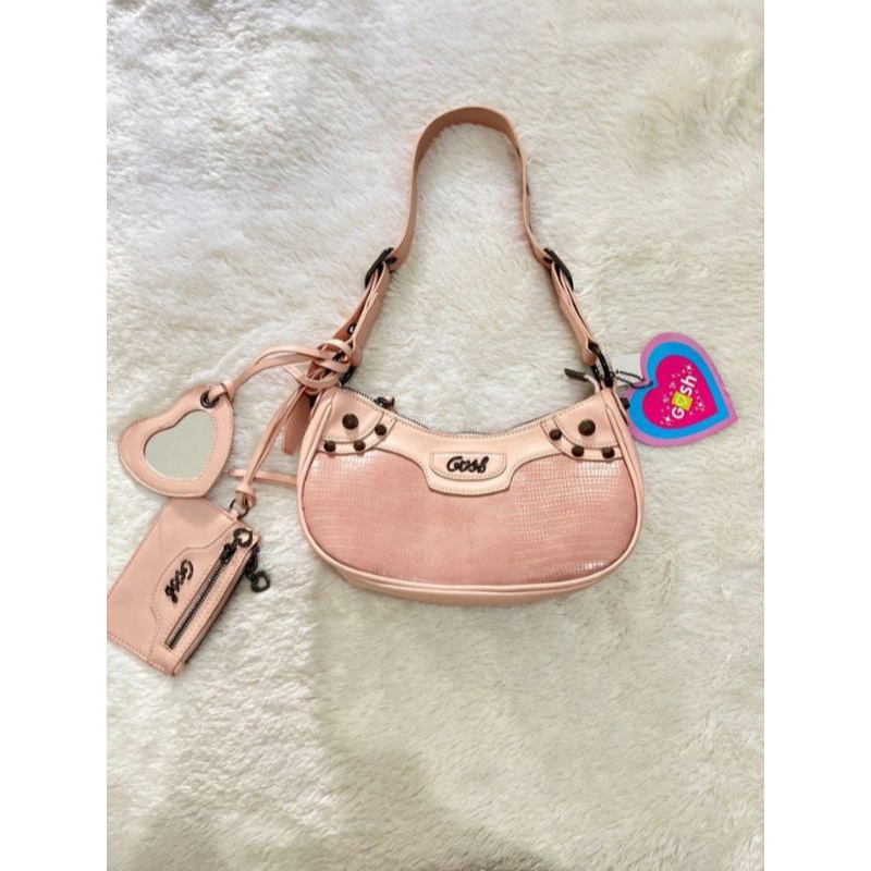 Gosh tas wanita shoulder bag soft pink
