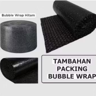 

Bubble wrap hitam tambahan untuk meningkatkan keamanan produk anda