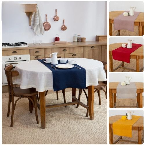 Taplak Meja Sultan Besar Kain Yang Bagus Elegan Lebaran X7V1 Lipat Zoom Anti Air Bulat Rias Full Set