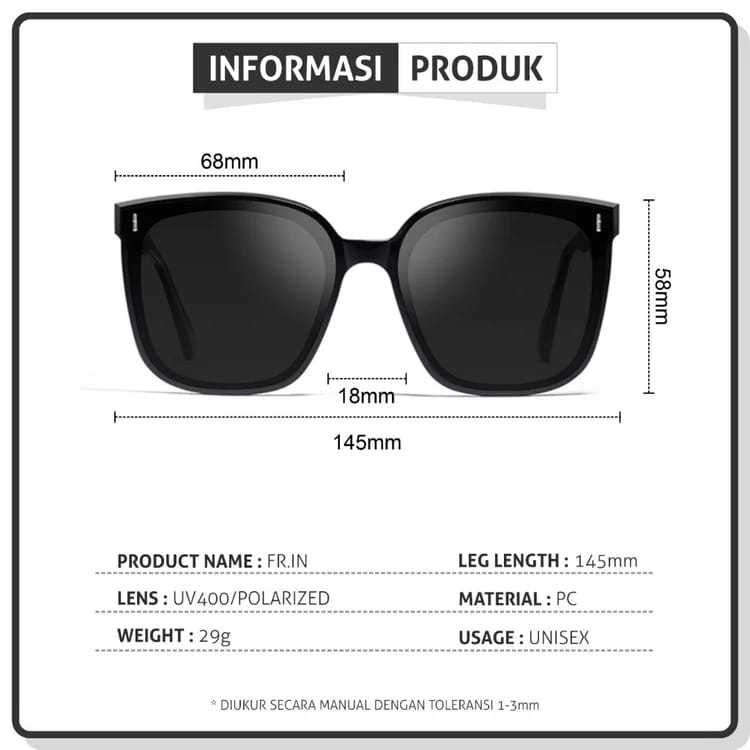Kacamata Sunglasses Polarized Anti UV 400/ kacamata anti UV 400