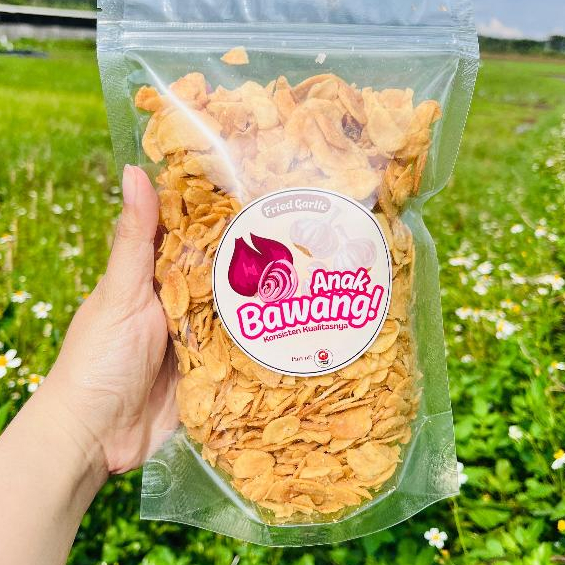 

Bawang Putih Goreng Premium 300 gram Asli Bawang Fried Garlic 300gr / 175gr
