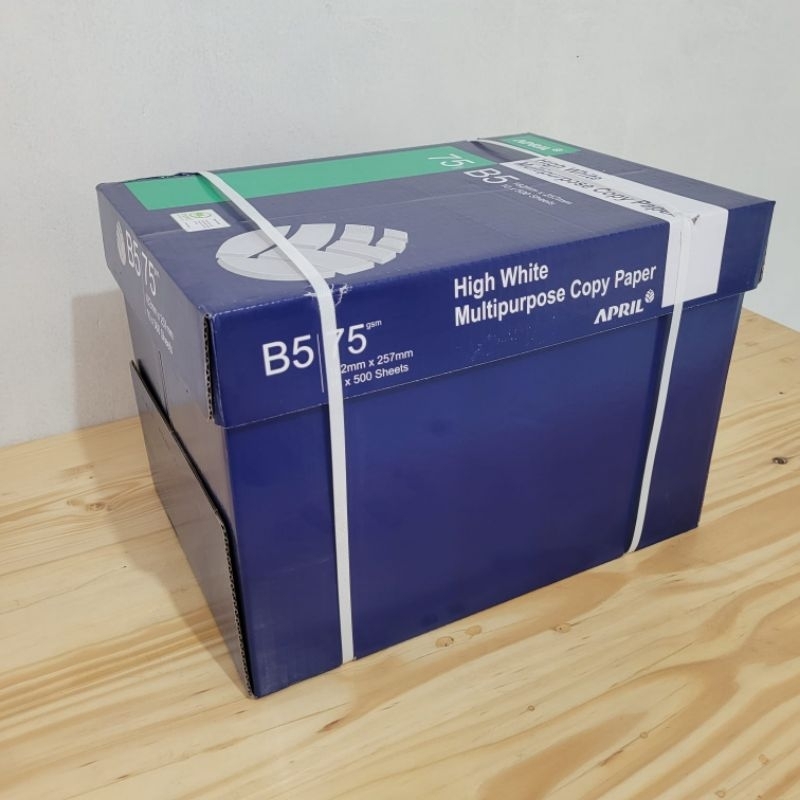 

Kertas B5 Hvs April 1 Box (10 rim)