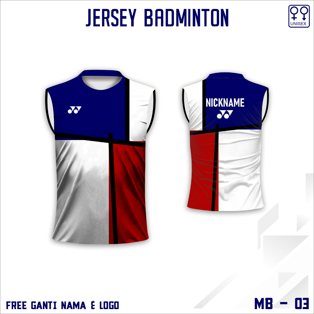Kaos Singlet Jersey Badminton Tim Nasional Malaysia Olimpiade 2024 Bulu Tangkis Premium Quality