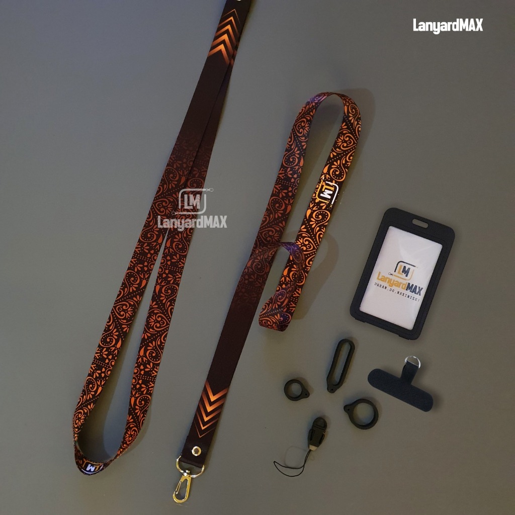 

Lanyard Max Motif Batik Floral 2cm