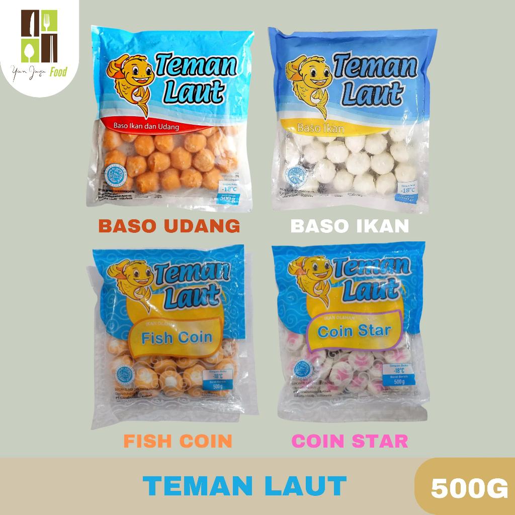 

Teman Laut Baso Ikan dan Udang / Bakso Ikan / Fish Coin / Coin Star / Bakso Koin / Baso Udang 500g