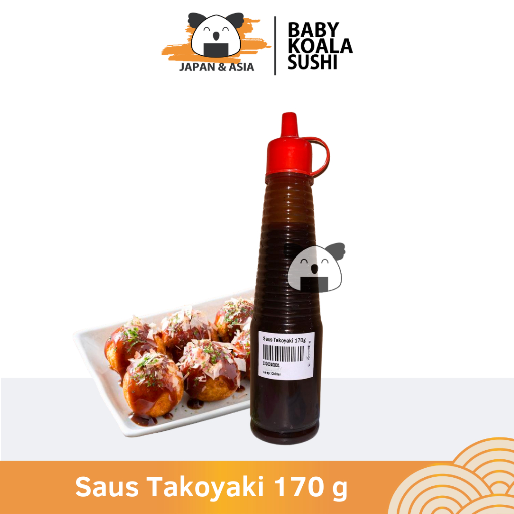 

TAKOYAKI SAUCE 170 g Halal │ Saus Topping Takoyaki & Okonomiyaki