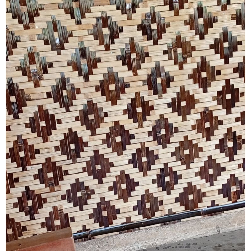 Anyaman bambu/gribig/bilik bambu/gedeg