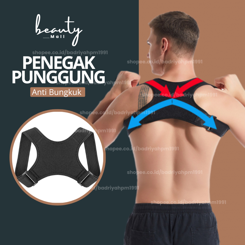 Penegak Badan Bungkuk Korset Terapi Anti Bungkuk Korset Badan Bahu Skoliosis Alat Penegak Bahu Corre