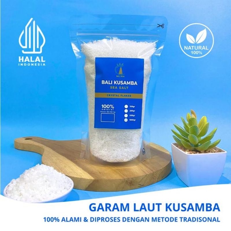 

Garam Bali Kusamba / Bali Kusamba Sea Salt "premium flake 250g