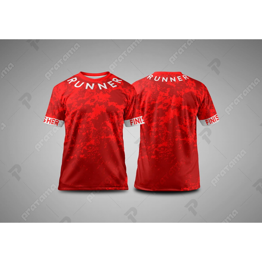 Jersey RUNNER FINISHER On Red