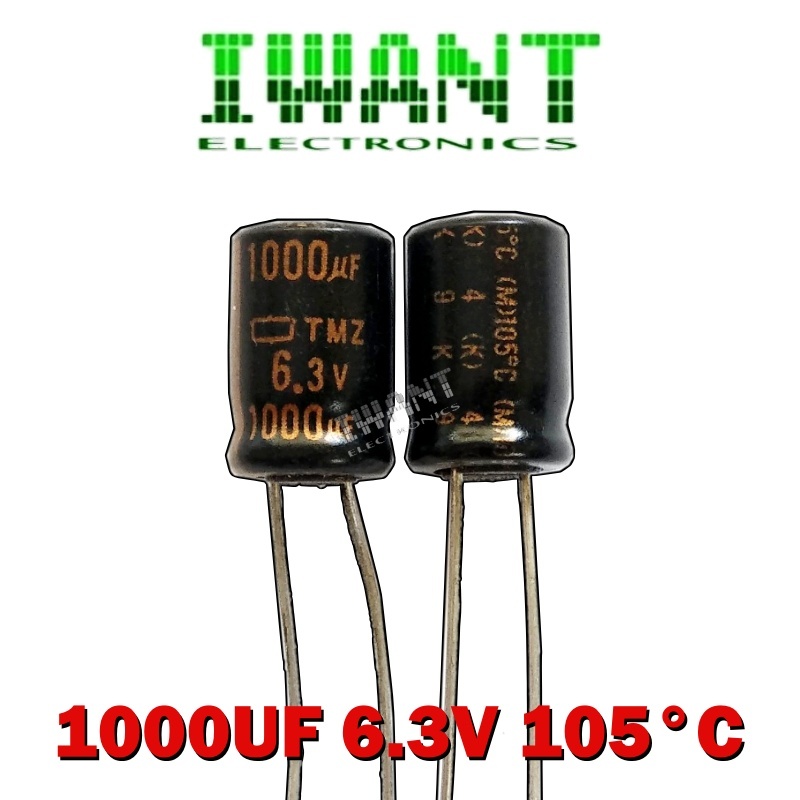 1000UF6.3V 1000UF6.3V ELCO 1000UF 6.3V KAPASITOR 1000UF6.3V