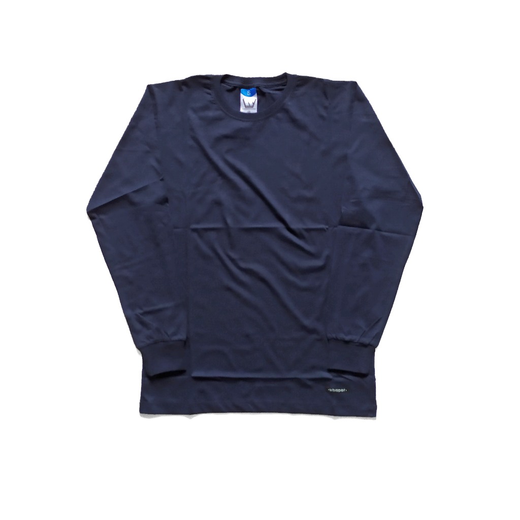 KAOS POLOS NAVY LENGAN PANJANG