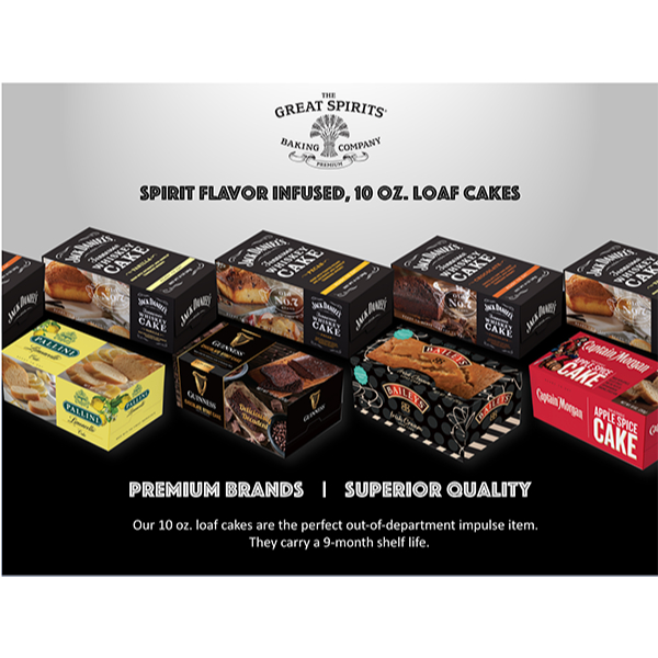 

Kue Great Spirits Baking Company Loaf Cake 283gram asal USA Amerika